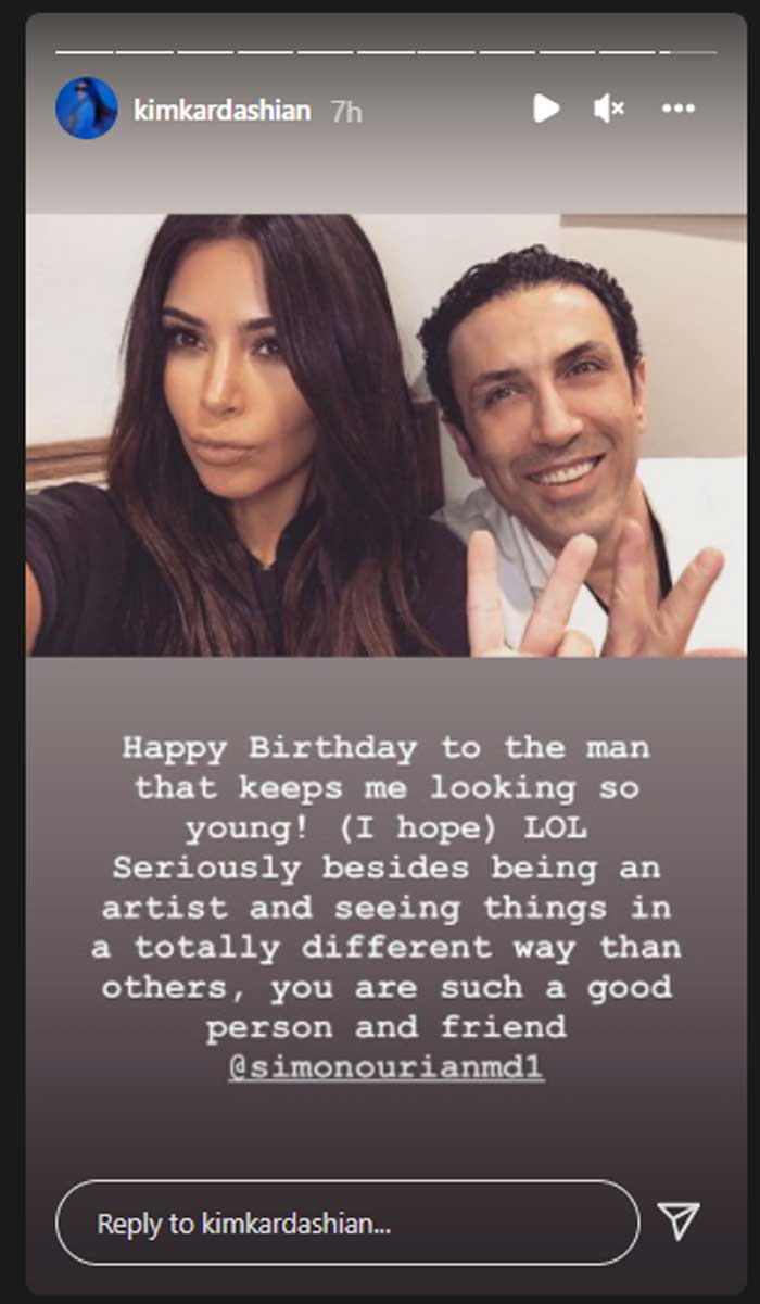 Kim Kardashian gushes over man who keeps her looking young
