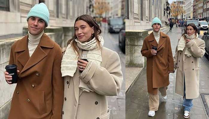 Justin Bieber and Hailey spread love on streets of London