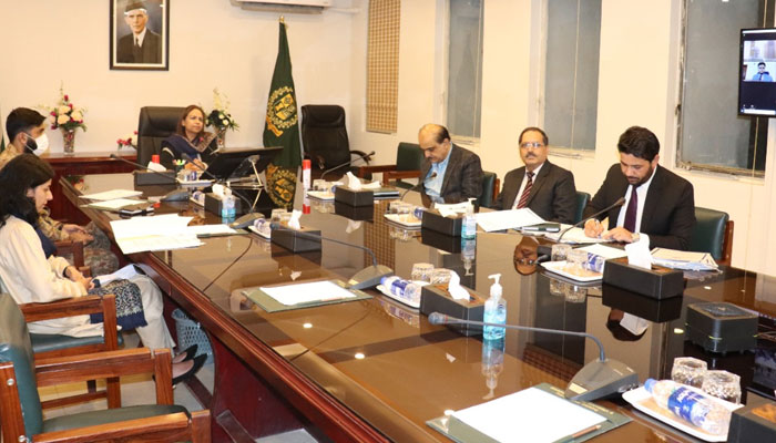 A meeting of federal and provincial education ministers underway in Islamabad. — Ministry of Education