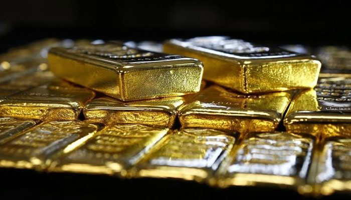 Gold bars are seen at the Austrian Gold and Silver Separating Plant Oegussa in Vienna, Austria, March 18, 2016. — Reuters/File