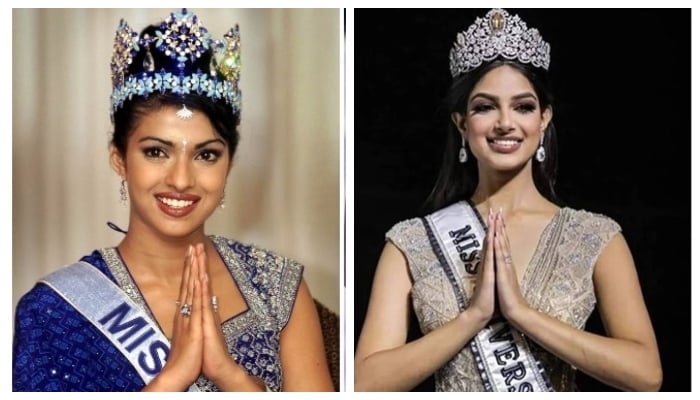 Priyanka Chopra laughs heartily about Miss Universe Harnaaz Sandhus age difference