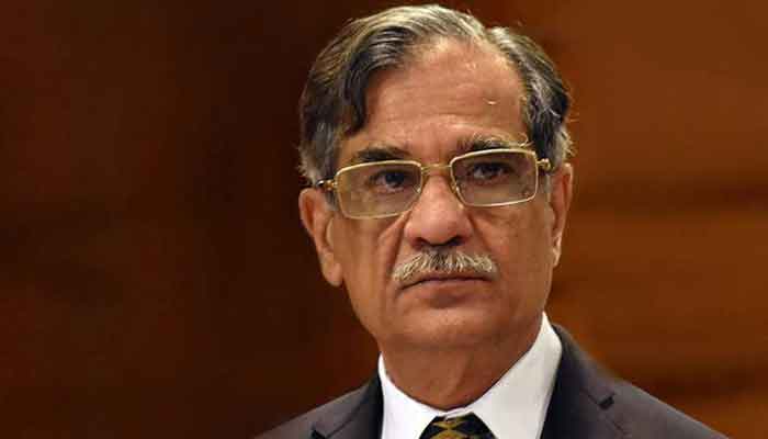 Former chief justice of Pakistan Saqib Nisar. Photo: Reuters