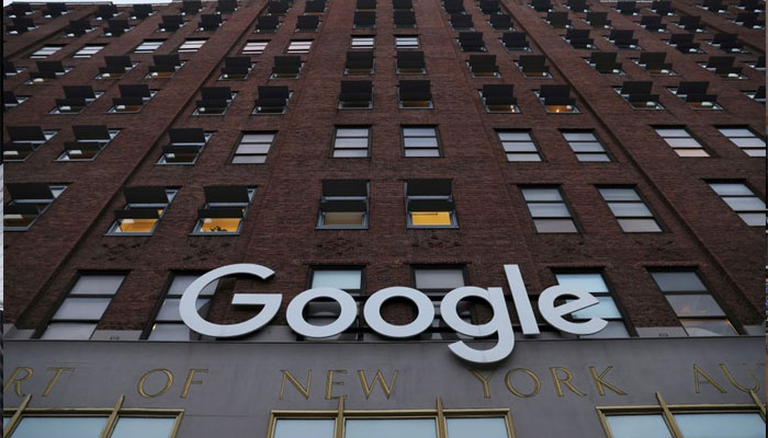 The logo for Google is seen at their office in Manhattan, New York City, New York, US, November 17, 2021. — Reuters/File