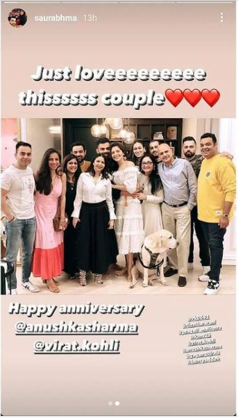 Virat Kohli, Anushka Sharma exude ‘couple goals’ in rare pic from 4th anniversary celebration