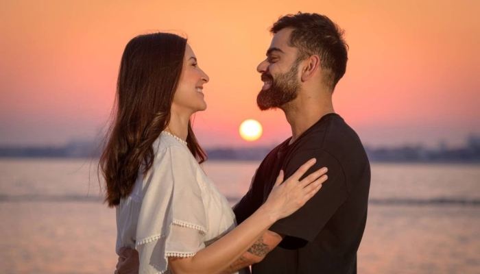 Virat Kohli, Anushka Sharma exude ‘couple goals’ in rare pic from 4th anniversary celebration