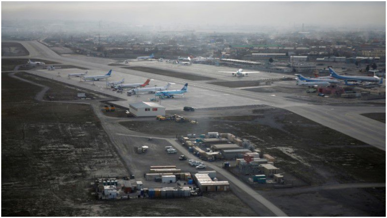 An aerial view of the Hamid Karzai International Airport in Kabul, previously known as Kabul International Airport, in Afghanistan, February 11, 2016. Photo: REUTERS