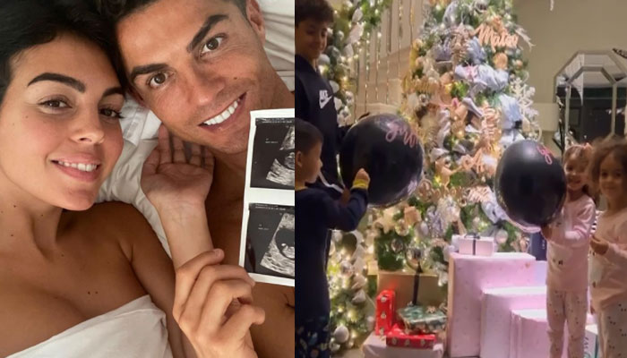 Cristiano Ronaldo, Georgina Rodriguez expecting twins! Watch adorable gender reveal clip