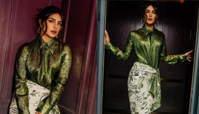 ‘The Matrix Resurrections:’ Priyanka Chopra mengenakan pakaian hijau untuk ‘hari pers terakhir’