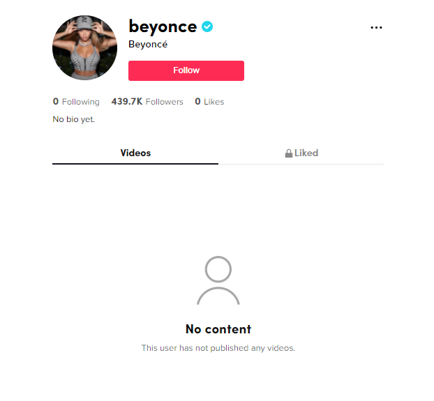 Beyoncé officially joins TikTok, reaches 440k followers in two days