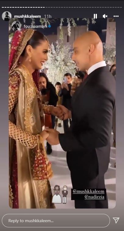 In Pictures: Mushk Kaleem dazzles in maroon for her baraat