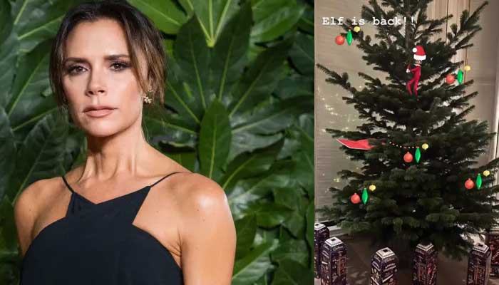 Victoria Beckham gives fans glimpse at her dazzling Christmas tree: Elf is back