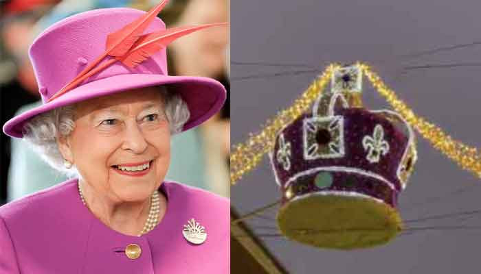 Dekorasi Natal memiliki cita rasa agung setelah pesta keluarga kapak Ratu Elizabeth