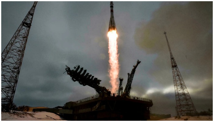 Dispatch of two cosmic adventurers to the International Space Station by Russia this month. — AFP