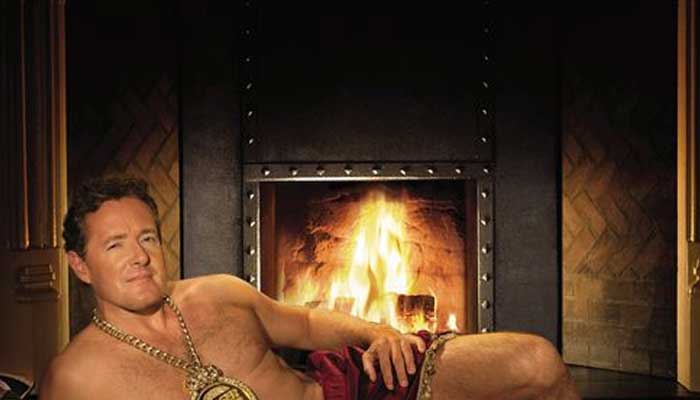 Piers Morgan reveals truth about his naked fireplace picture