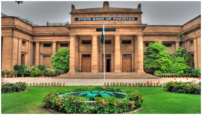 State Bank of Pakistan building.