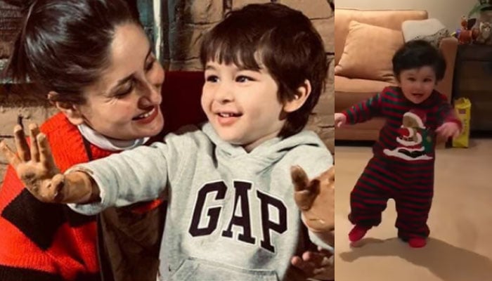 Watch: Away from Taimur, Kareena Kapoor shares his first steps on birthday