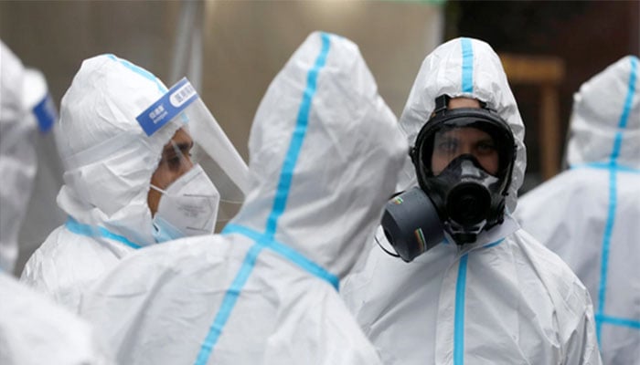 Picture showing healthcare workers wearing personal protective equipment (PPE). — Reuters