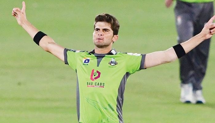 Pakistani bowler Shaheen Shah Afridi. Photo: AFP