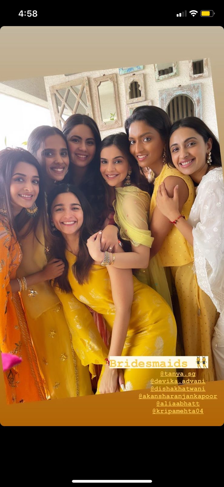 Alia Bhatt is all smiles as she attends BBF’s Haldi ceremony