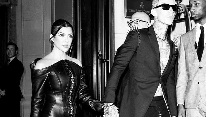 Kourtney Kardashian reacts to pregnancy rumours