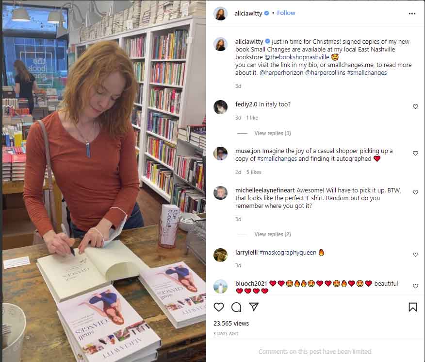 Alicia Witts parents found dead as she asked fans to get signed copies of her new book
