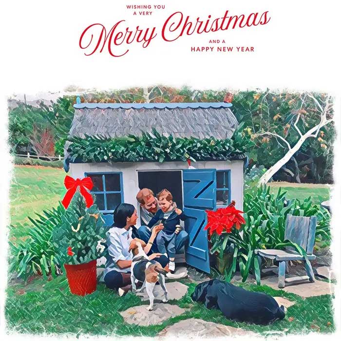 Meghan and Harrys Christmas card has a message to their critics