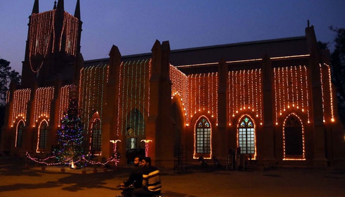 Perayaan Natal sedang berlangsung di seluruh Pakistan