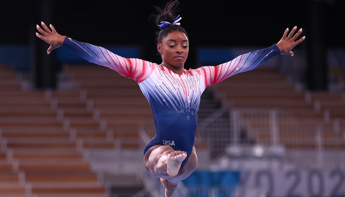 Tokyo 2020 Olympics - Gymnastics - Artistic - Gymnastics Training - Ariake Gymnastics Centre, Tokyo, Japan - August 3, 2021. Simone Biles of the United States during training. — Reuters/File