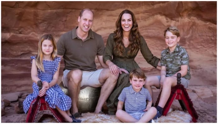 Kate and William with George, Charlotte & Louis attend Christmas day church service