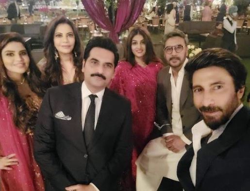Humayun Saeed, Aijaz Aslam and more spotted at Mir Shakil-ur-Rahmans daughter wedding