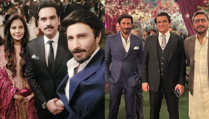 Humayun Saeed, Aijaz Aslam and more spotted at Mir Shakil-ur-Rahmans daughter wedding