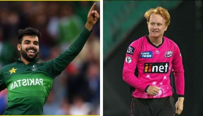 Pakistani T20 spin maestro Shadab Khan (Left) and Australia’s spin sensation Lloyd Pope (Right). Photo: File