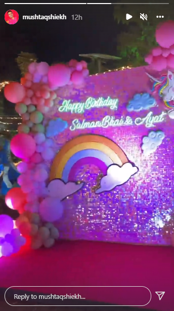 Watch: Salman Khan, niece Ayat enjoy unicorn-themed birthday bash