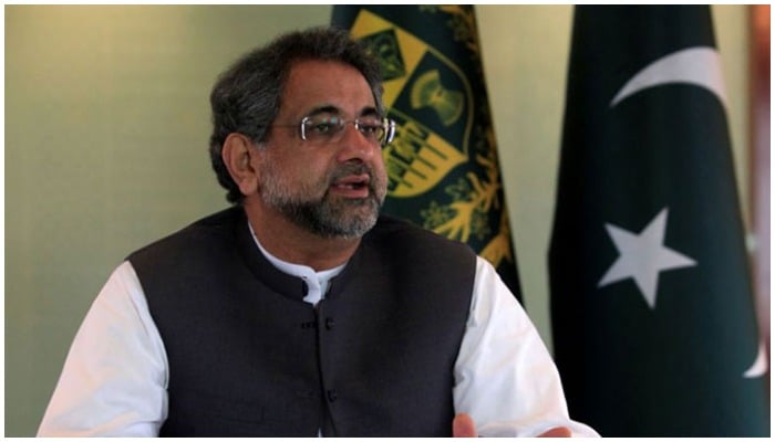 PML-N senior leader and former prime minister of Pakistan, Shahid Khaqan Abbasi. — AFP/File