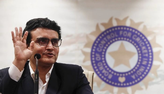 Former Indian cricketer and current BCCI (Board Of Control for Cricket in India) president Sourav Ganguly reacts during a press conference at the BCCI headquarters in Mumbai, India, October 23, 2019. Photo: Reuters