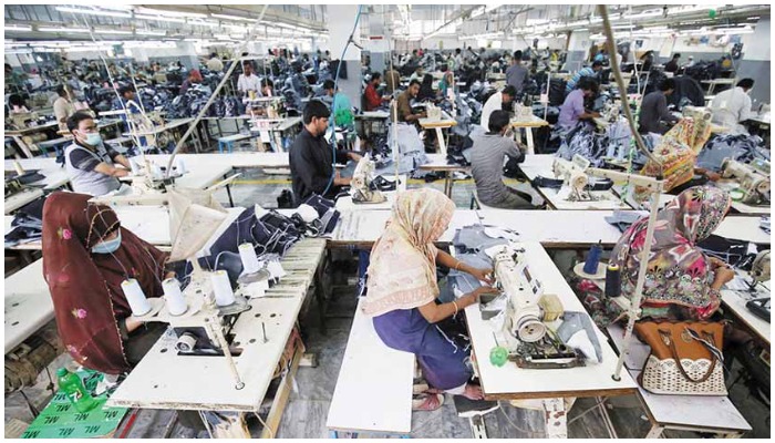 Women working at a garments factory. Photo: Geo.tv/files