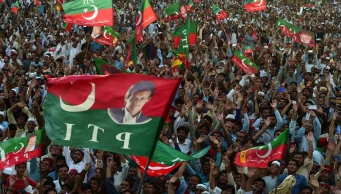 PTI has been decimated in the Khyber Pakhtunkhwa local bodies elections. Photo: AFP