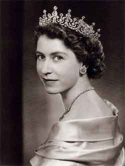Original photo of the Queen