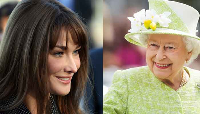 French model uses edited photo of Queen Elizabeth to express her feelings