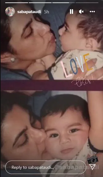 Time Flies: Taimur Ali Khans aunt Saba shares sweet throwback photos with him