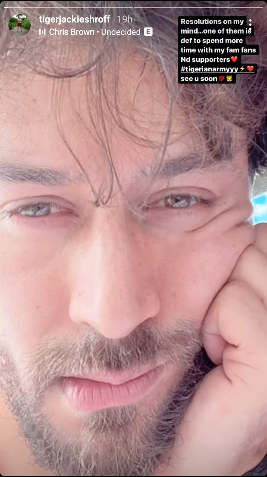Tiger Shroff wishes fans a happy New Year, prays for everyone’s ‘health & happiness’