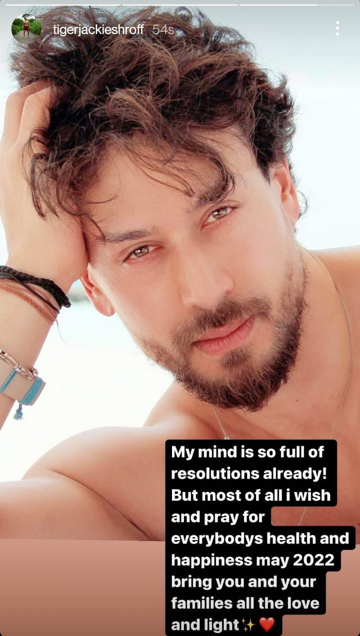 Tiger Shroff wishes fans a happy New Year, prays for everyone’s ‘health & happiness’