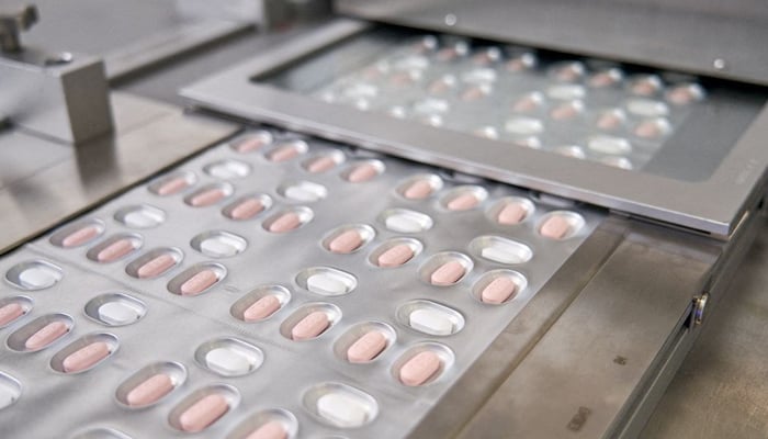 Paxlovid, a Pfizers coronavirus disease (COVID-19) pill, is seen manufactured in Ascoli, Italy, in this undated handout photo obtained by Reuters on November 16, 2021. — Reuters/File
