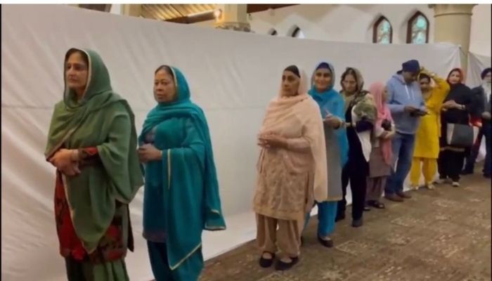 British Sikh community held a Khalistan Referendum to vote in the non-binding referendum. Photo: Geo.tv
