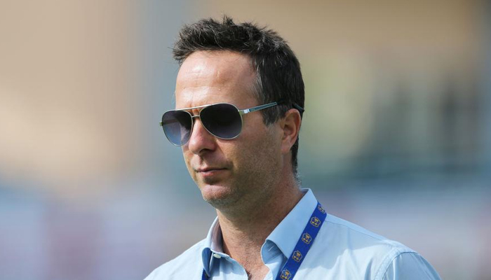 Cricket - West Indies v England - Second Test - National Cricket Ground, Grenada - 22/4/15 Television pundit and former England captain Michael Vaughan before the start of play. — Reuters/File