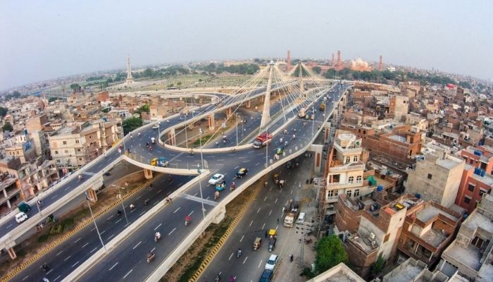 A file photo of an aerial view of Lahore