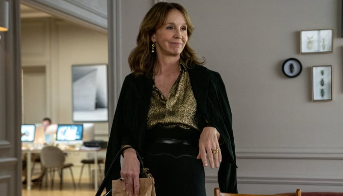 French actor Philippine Leroy-Beaulieu plays Sylvie Grateau in the Netflix hit Emily in Paris