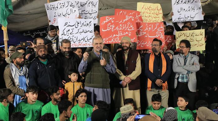 JI's Karachi sit-in enters day 7 as party vows to expand protests across Sindh