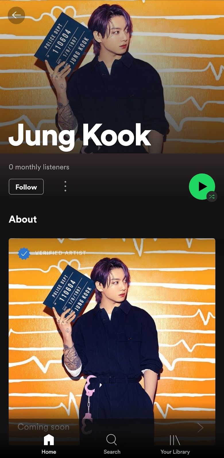 BTS Jungkook takes internet by storm after he sets-up Spotify profile