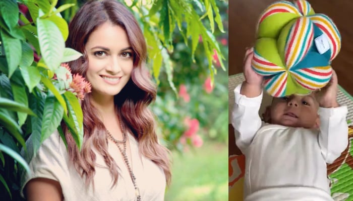 Dia Mirza is finally opening up to sharing her son Avyaan Azaad Rekhi’s pictures with the world